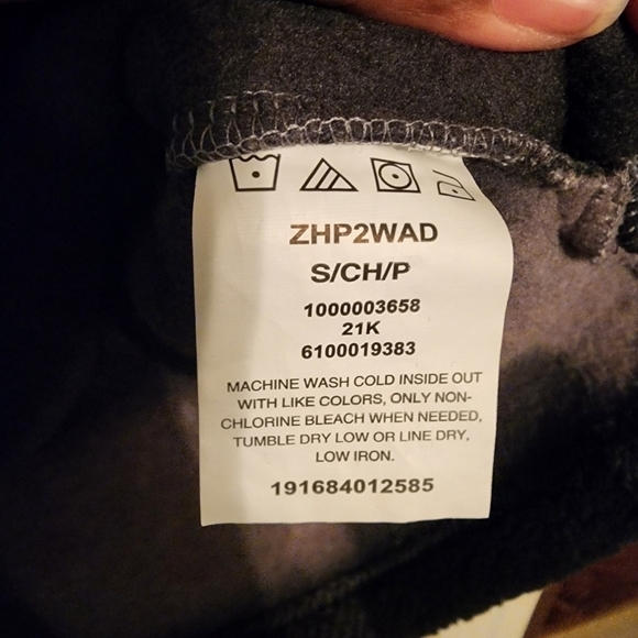 Wrangler Authentics Men's Fleece Quarter Zip Pullover Gray / Black Size S NWT - Picture 9 of 12